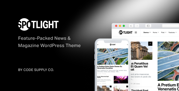 Spotlight v1.7.9 – Feature-Packed News & Magazine WordPress Theme